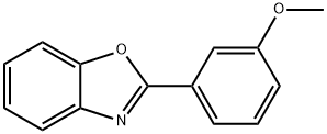 2-(3-METHOXY-PHENYL)-BENZOOXAZOLE 구조식 이미지