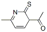 Ethanone, 1-(2,3-dihydro-6-methyl-2-thioxo-3-pyridinyl)- (9CI) Structure