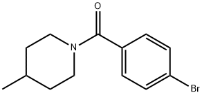 1-(4-bromobenzoyl)-4-methylpiperidine Structure