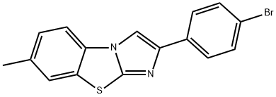 2-(4-BROMOPHENYL)-7-METHYLIMIDAZO[2,1-B][1,3]BENZOTHIAZOLE Structure