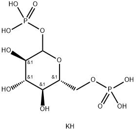 D-Glucose-1,6-diphosphatepotassiumsalt Structure