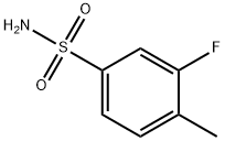 3-플루오로-4-메틸벤젠설폰아마이드 구조식 이미지