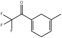 Ethanone, 2,2,2-trifluoro-1-(5-methyl-1,4-cyclohexadien-1-yl)- (9CI) 구조식 이미지