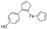 철,사이클로펜타디에닐((p-하이드록시페닐)사이클로펜타디에닐)-(7CI) 구조식 이미지