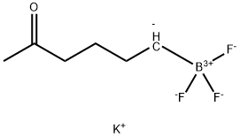 POTASSIUM 5-OXOHEXYLTRIFLUOROBORATE Structure