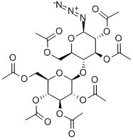 HEPTA-O-ACETYL-SS-MALTOSYL AZIDE Structure