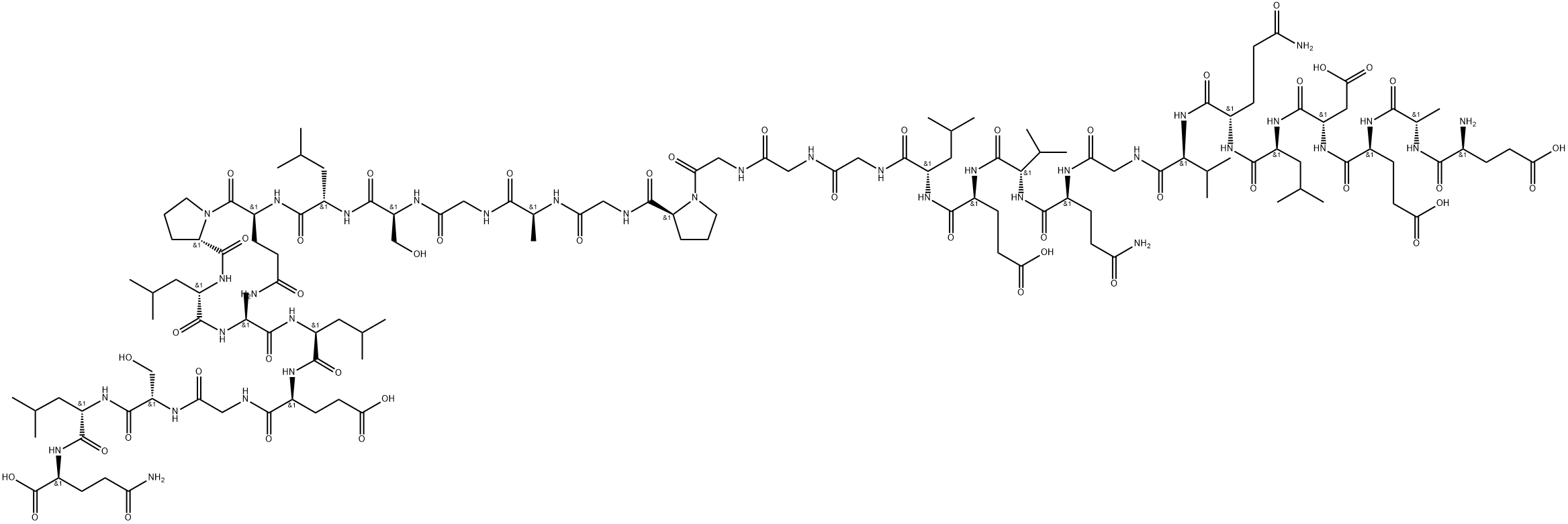 C-PEPTIDE (HUMAN) Structure