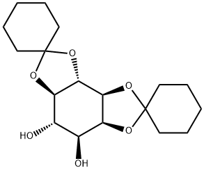 1,2:5,6-DI-O-CYCLOHEXYLIDENE-MYO-INOSITOL Structure
