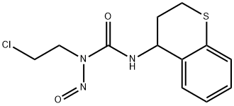 N-(2-Chloroethyl)-N-nitroso-N'-(3,4-dihydro-2H-1-benzothiopyran-4-yl)urea 구조식 이미지