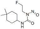 N'-(4,4-Dimethylcyclohexyl)-N-(2-fluoroethyl)-N-nitrosourea Structure