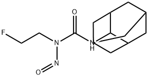 3-(2-Adamantyl)-1-(2-fluoroethyl)-1-nitrosourea 구조식 이미지