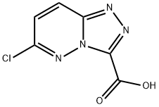 6-Chloro-1,2,4-triazolo[4,3-b]-pyridazine-3-carboxylic acid 구조식 이미지