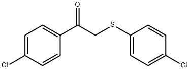 1-(4-CHLOROPHENYL)-2-[(4-CHLOROPHENYL)SULFANYL]-1-ETHANONE Structure
