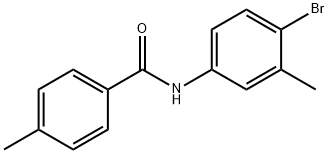 N-(4-bromo-3-methylphenyl)-4-methylbenzamide Structure