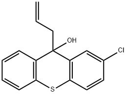 9-allyl-2-chlorothioxanthen-9-ol Structure