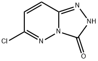 6-CHLORO[1,2,4]TRIAZOLO[4,3-B]PYRIDAZIN-3(2H)-ONE 구조식 이미지