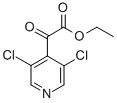 3,5-Dichloro-alpha-oxo-4-pyridineaceticacidethylester 구조식 이미지