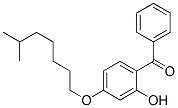 2-하이드록시-4-(이소옥톡시)벤조페논 구조식 이미지