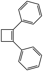 1,2-Diphenylcyclobutene Structure