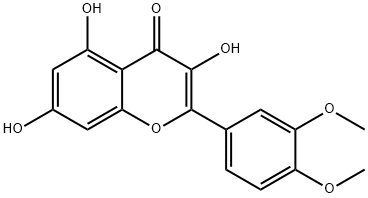 3,4-DIMETHOXY-3,5,7-TRIHYDROXYFLAVONE Structure