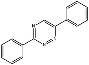 3,6-Diphenyl-1,2,4-triazine Structure