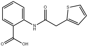 2-(2-THIOPHEN-2-YL-ACETYLAMINO)-BENZOIC ACID Structure