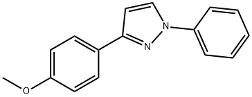 3-(4-METHOXYPHENYL)-1-PHENYL-1H-PYRAZOLE Structure