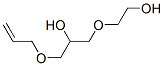 1-(2-Hydroxyethoxy)-3-(2-propenyloxy)-2-propanol 구조식 이미지