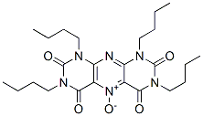 pyrimido(5,4-g)pteridinetetrone 5-oxide, 1,3,7,9-tetrabutyl Structure