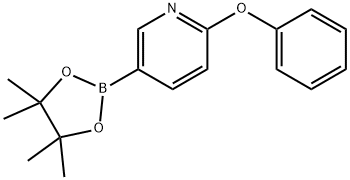 2-Phenoxy-5-(4,4,5,5-tetramethyl-[1,3,2]
dioxaborolan-2-yl)-pyridine Structure