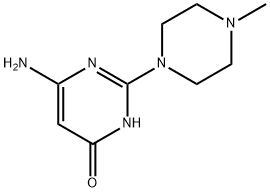 6-Amino-2-(4-methylpiperazin-1-yl)pyrimidin-4(3H)-one 구조식 이미지