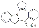 2-(1H-Indol-3-yl)-1-(1-pyrrolin-2-yl)indoline 구조식 이미지