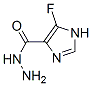 1H-Imidazole-4-carboxylicacid,5-fluoro-,hydrazide(9CI) Structure