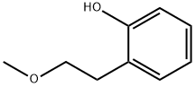 o-(2-Methoxyethyl)phenol Structure