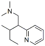 2-[1-[(디메틸아미노)메틸]-2-메틸부틸]피리딘 구조식 이미지