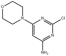 2-Chloro-6-MorpholinopyriMidin-4-aMine Structure