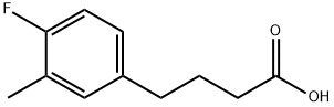 4-(4-FLUORO-3-METHYL-PHENYL)-부티르산 구조식 이미지