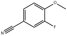 3-Fluoro-4-methoxybenzonitrile 구조식 이미지