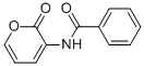 N-(2-OXO-2H-PYRAN-3-YL)벤즈아미드 구조식 이미지