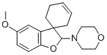 methyl-2-morpholinospiro[benzofuran-3(2H),1'-[3]cyclohexen]-5-ol 구조식 이미지