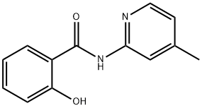 2-hydroxy-N-(4-methylpyridin-2-yl)benzamide Structure
