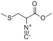 2-ISOCYANO-3-(METHYLTHIO)-PROPIONIC ACID METHYL ESTER Structure