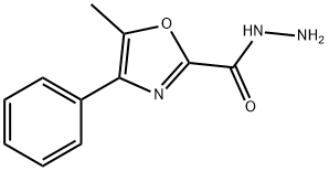 5-METHYL-4-PHENYL-1,3-OXAZOLE-2-CARBOHYDRAZIDE 구조식 이미지