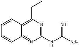 Guanidine, (4-ethyl-2-quinazolinyl)- (9CI) Structure
