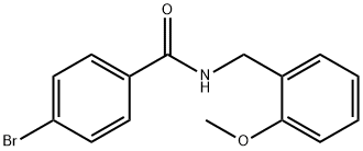 4-bromo-N-(2-methoxybenzyl)benzamide Structure