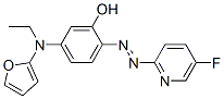 Phenol,  5-(ethyl-2-furanylamino)-2-[(5-fluoro-2-pyridinyl)azo]-  (9CI) Structure