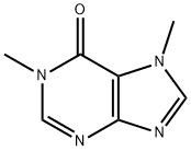 1,7-디하이드로-1,7-디메틸-6H-퓨린-6-온 구조식 이미지