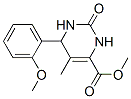 4-Pyrimidinecarboxylicacid,1,2,3,6-tetrahydro-6-(2-methoxyphenyl)-5-methyl-2-oxo-,methylester(9CI) 구조식 이미지