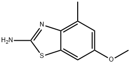 2-Benzothiazolamine,6-methoxy-4-methyl-(9CI) Structure