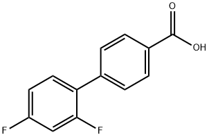 4-(2,4-Difluorophenyl)benzoic acid Structure